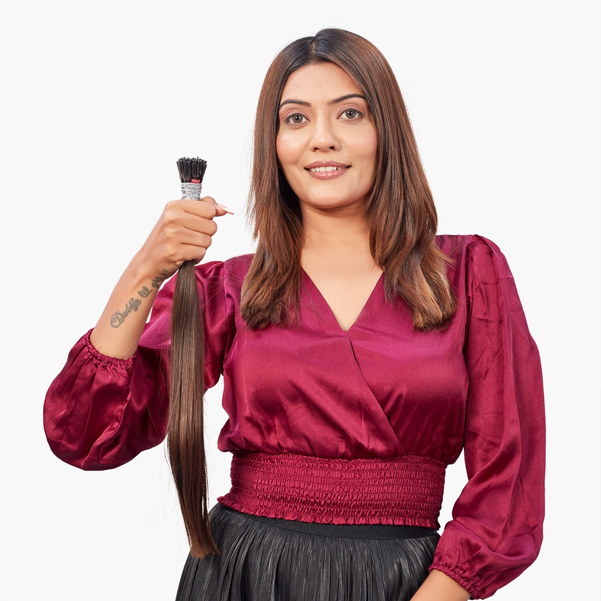 I-tip Hair Extension  |Chocolate Brown | Ewa Hair