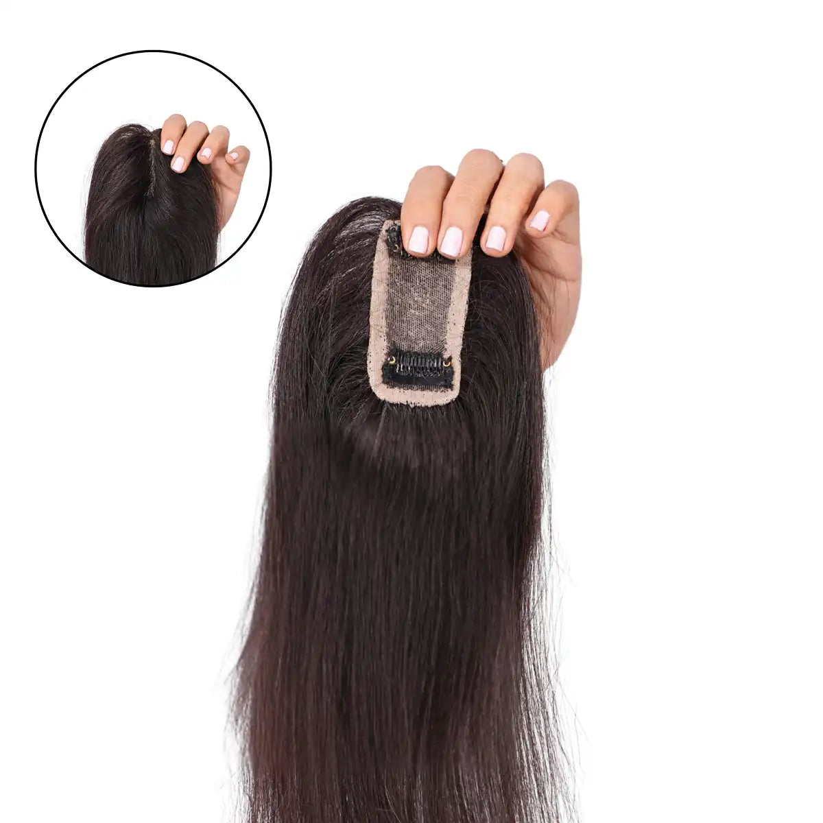 1.5 x 3 Silk Hair Topper | Ewa Hair