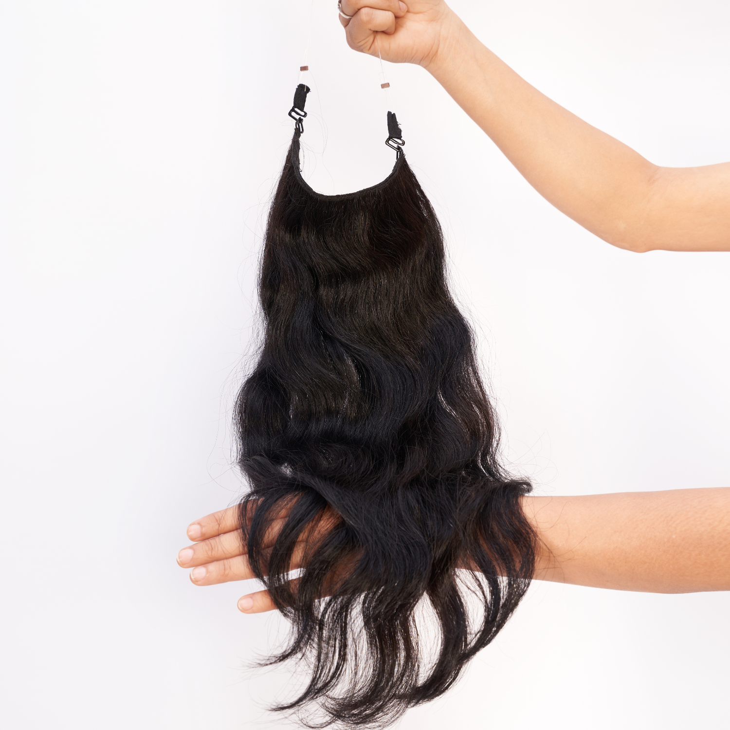 Halo Hair Extensions | Natural Black | Ewa Hair