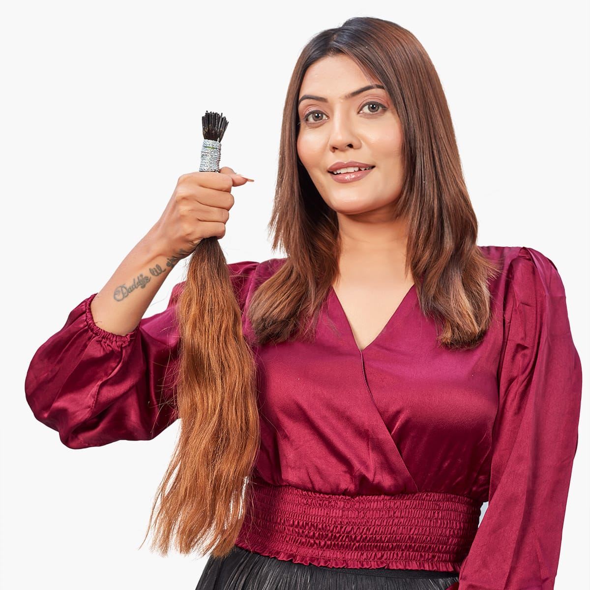 I-tip Hair Extension | Dark Brown/LIGHT Brown |  3/ 6 | Ewa Hair