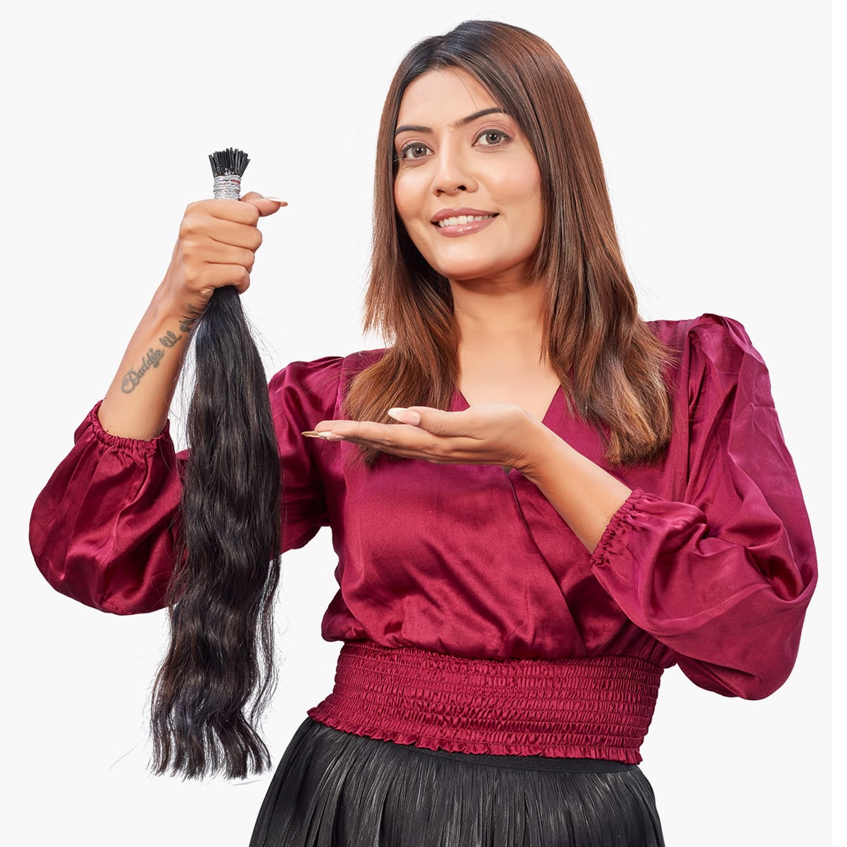 I-tip Hair Extension | Natural Black | Ewa Hair