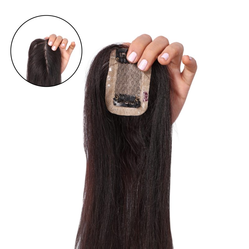 2 x 3 Silk Hair Topper | Ewa Hair