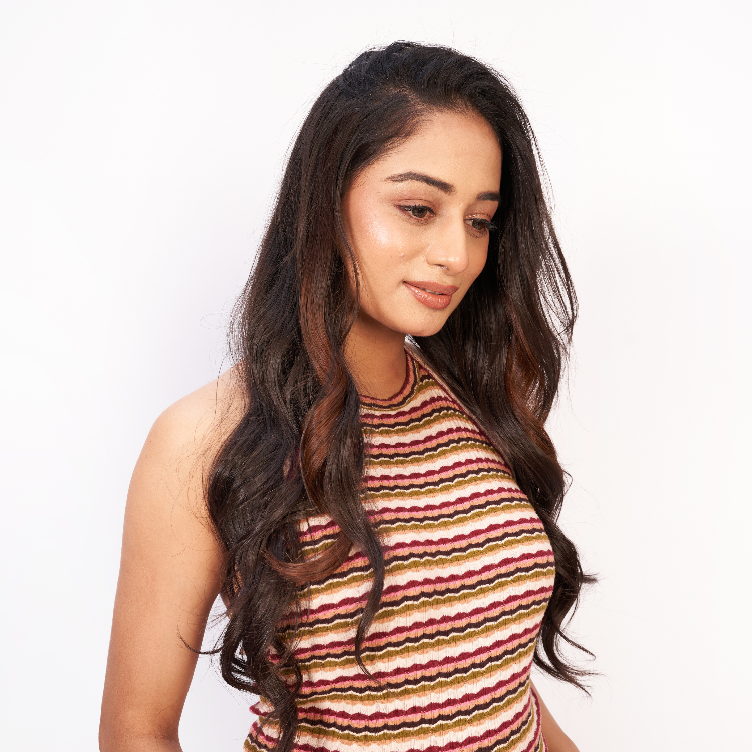 Dark Brown Balayage | Clip-in Hair Streaks | Ewa Hair