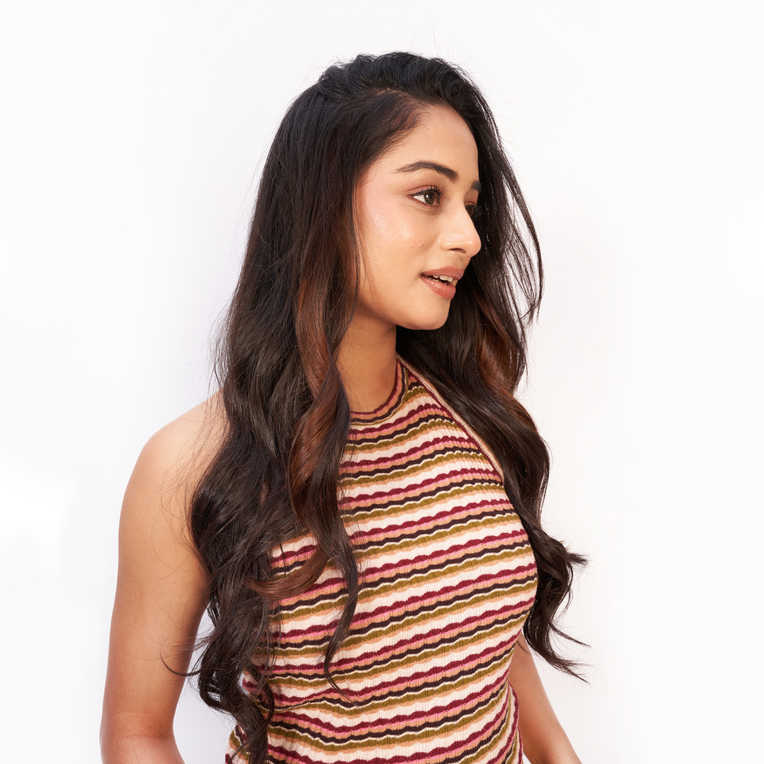 Dark Brown Balayage | Clip-in Hair Streaks | Ewa Hair