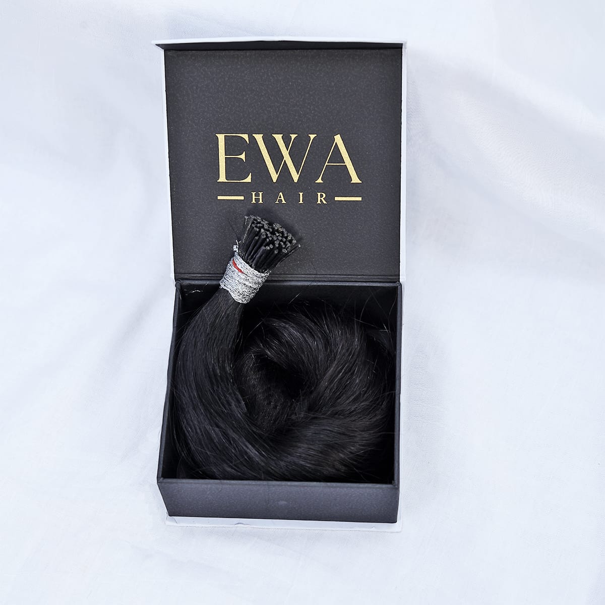 I-tip Hair Extension | Natural Black | Ewa Hair