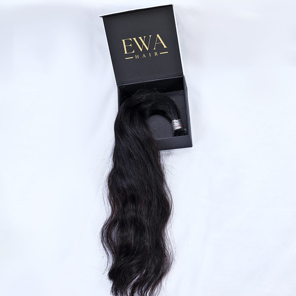 I-tip Hair Extension | Natural Black | Ewa Hair