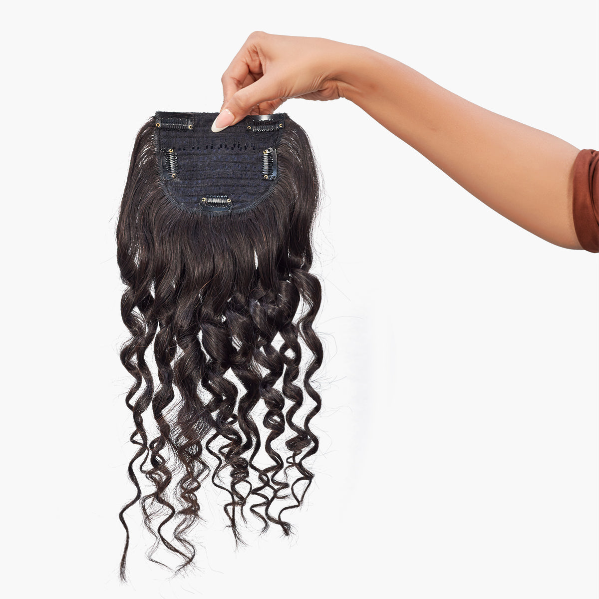 Super 1 Set Volumizer Natural Black - Curly | Ewa Hair