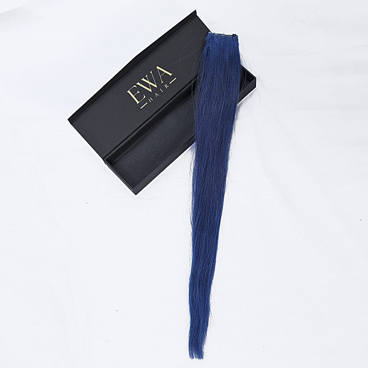 Ocean Blue| Clip-in Hair Streaks | Ewa Hair