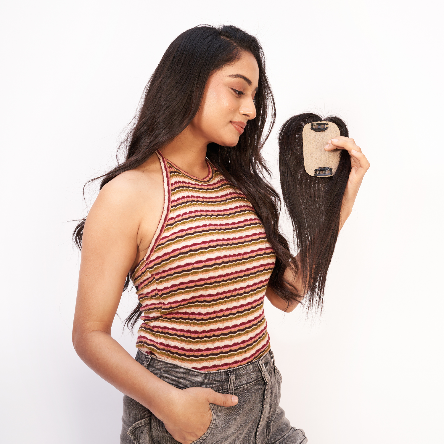 Topper with Bangs | EWA Hair