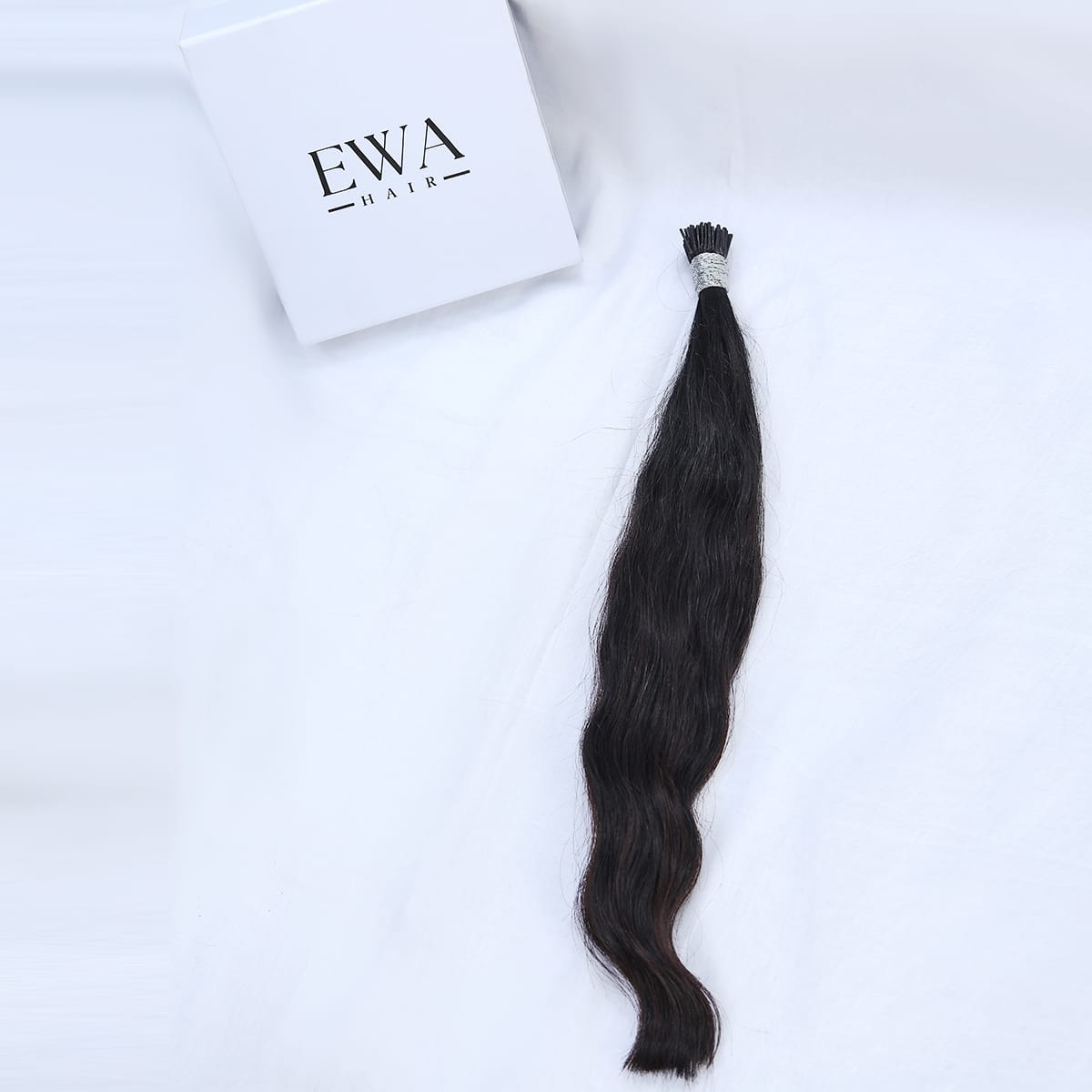 I-tip Hair Extension | Natural Black | Ewa Hair