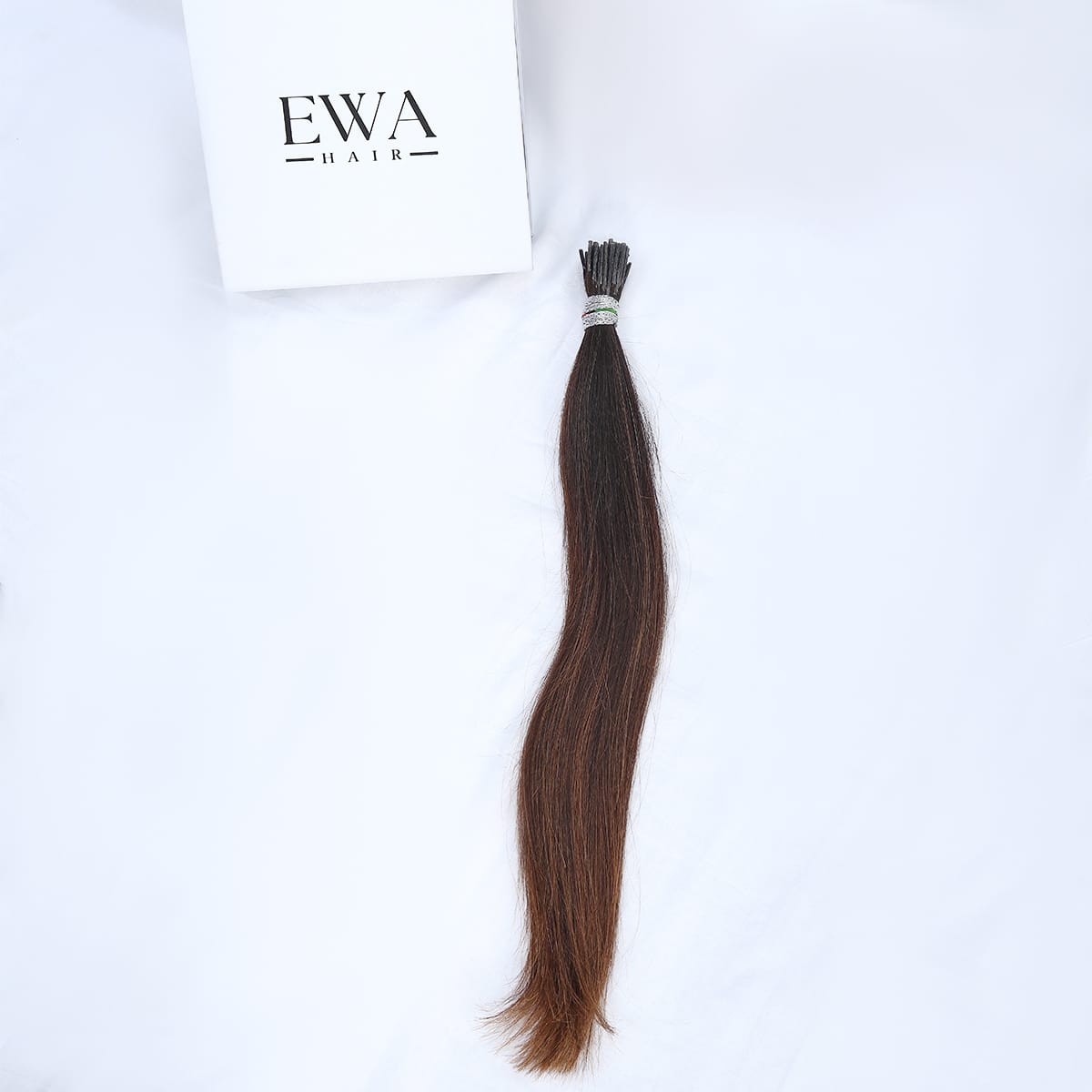 I-tip Hair Extension  | Dark Golden Brown |Ewa Hair
