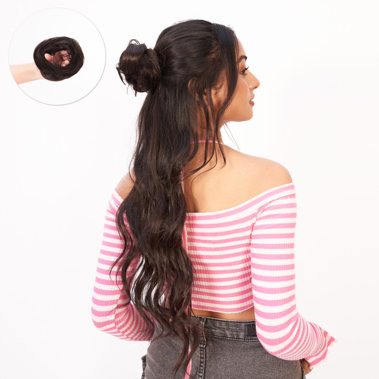 Messy Bun Scrunchie| Ewa Hair
