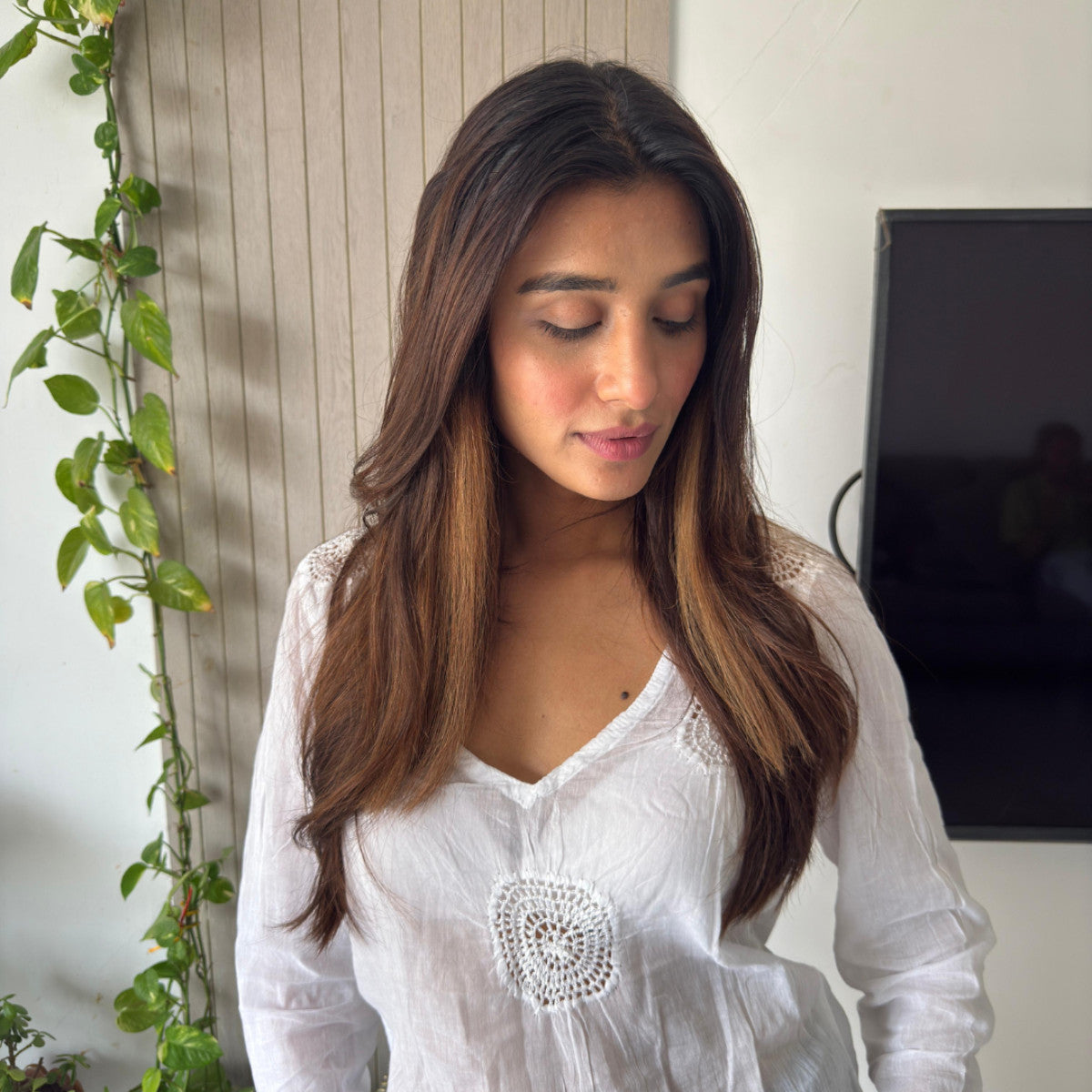 Ombre Nut Brown|Clip-in Hair Streaks | Ewa Hair