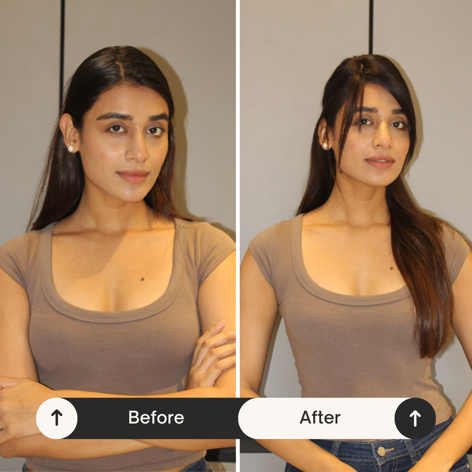 Topper with Bangs | EWA Hair